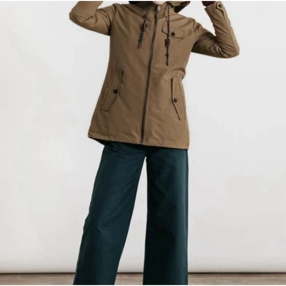 Bridge & Burn Warbler Jacket w/Hood Women's Size S Outdoor Preppy - Picture 16 of 16
